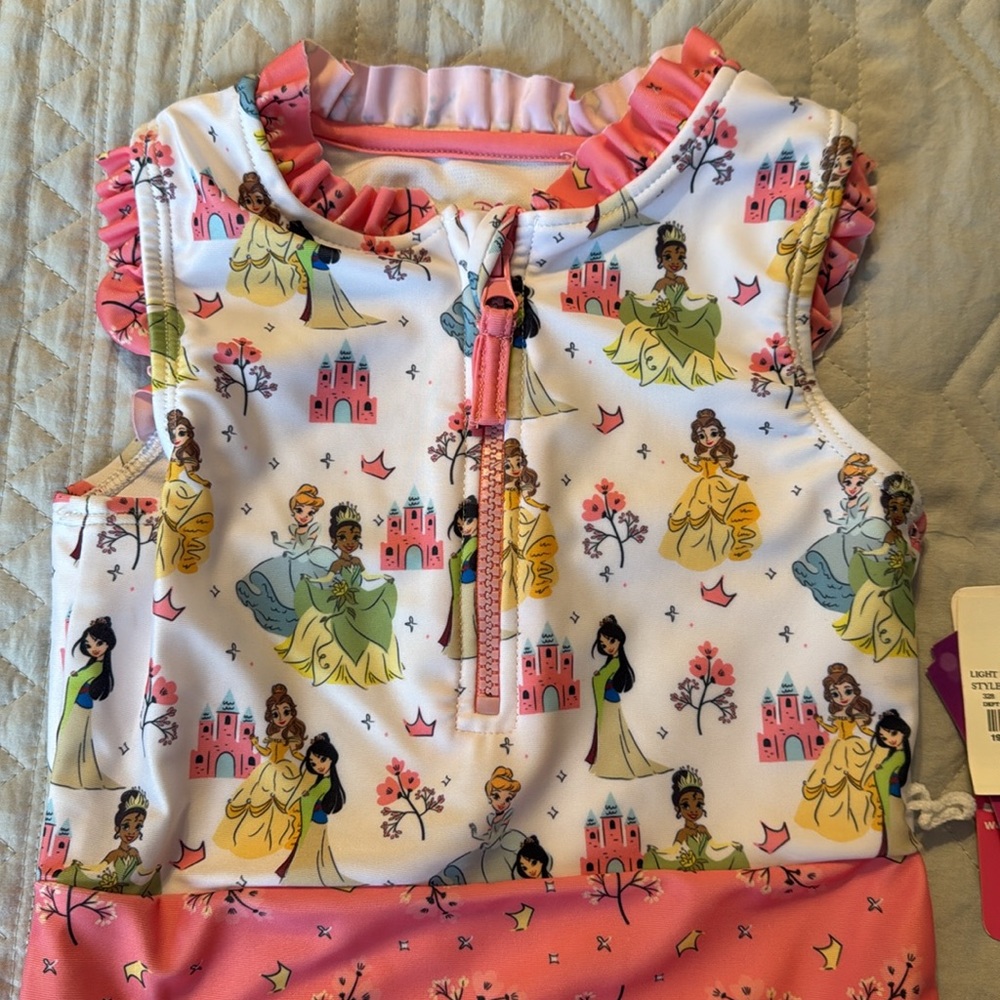 Disney Princess 4T Swimsuit NWT - Picture 3 of 6